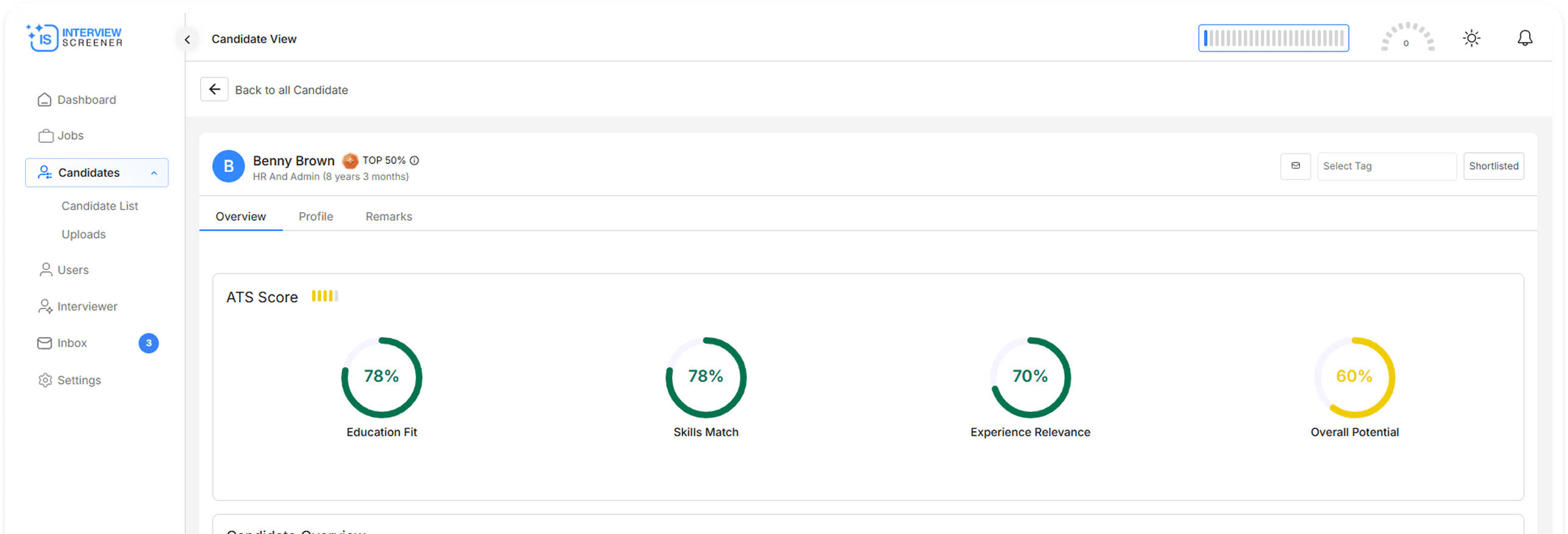 Interview Screener Platform
